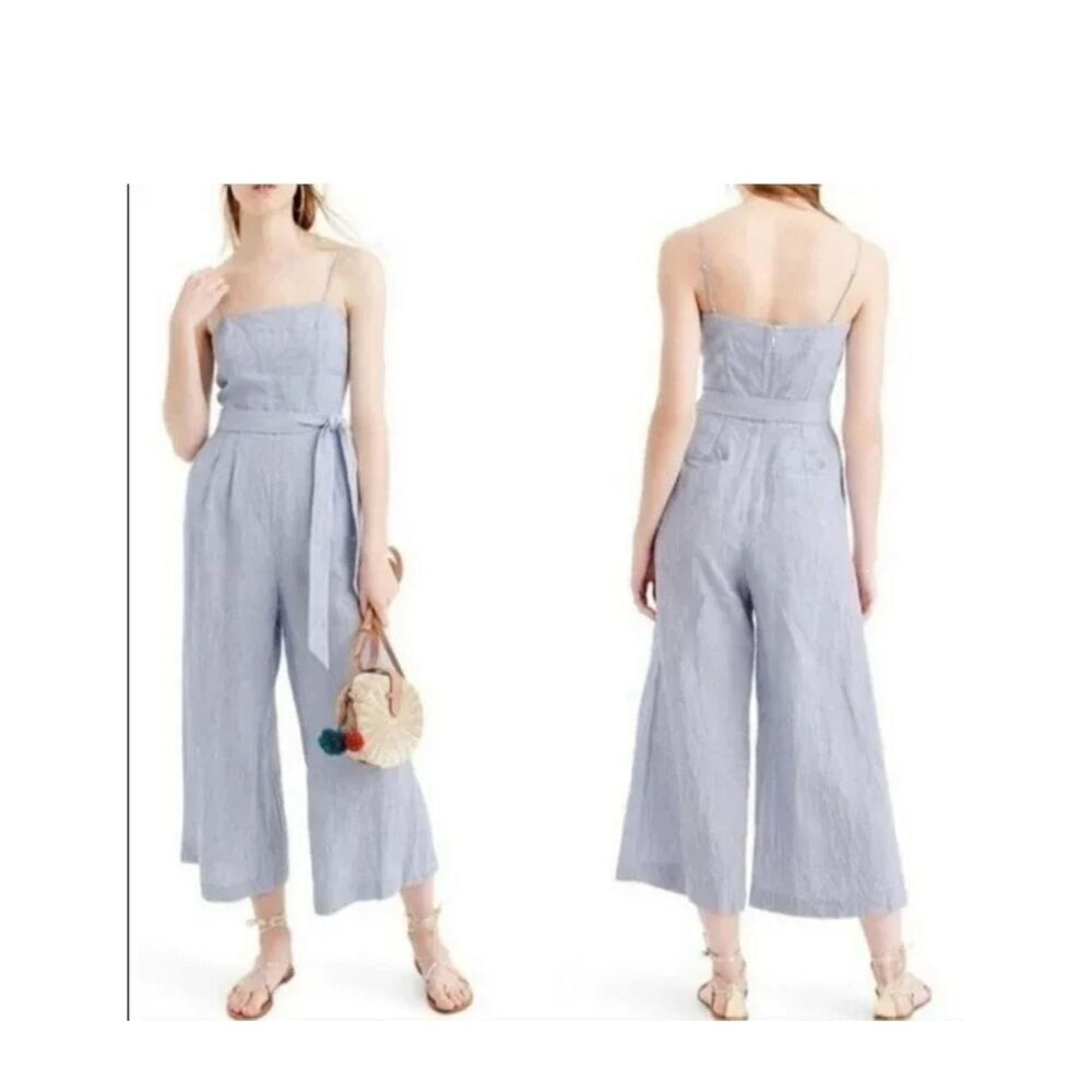 Women's JCREW Romper Striped 2
